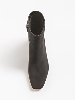 Luxusní Adelia Suede kotníkové boty, Černá barva, 35, 36, 37, 38, 39, 40