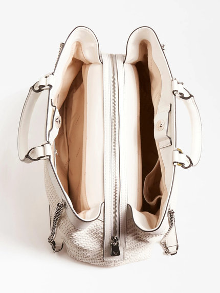 Módní Downtown kabelka, Bílá barva, 2022