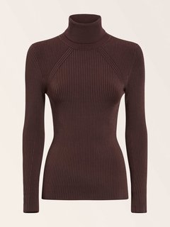 Módní Aida svetr, Hnědá barva, 2022 1