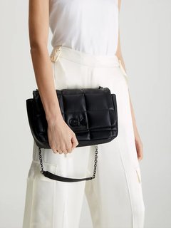 Luxusní Re-Lock kabelka, Černá barva, OS