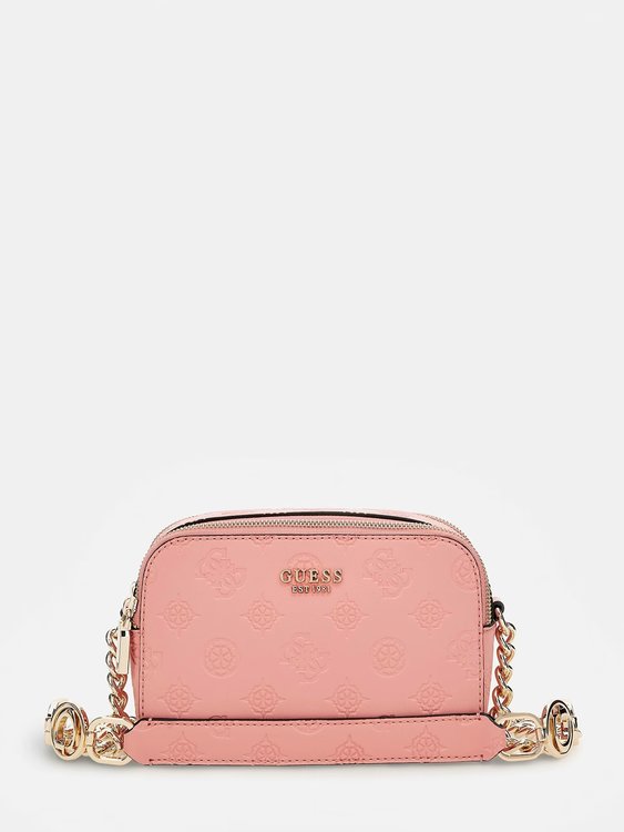 GUESS – Galeria crossbody, Růžová barva