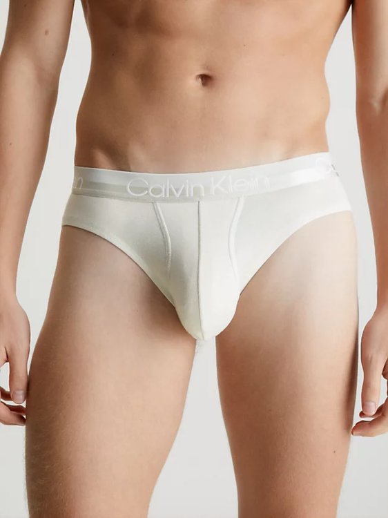 Modern Structure slipy 3ks – Calvin Klein Underwear, Navy, Šedá barva Muži