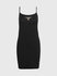 Strappy Tank šaty Černá barva Ženy