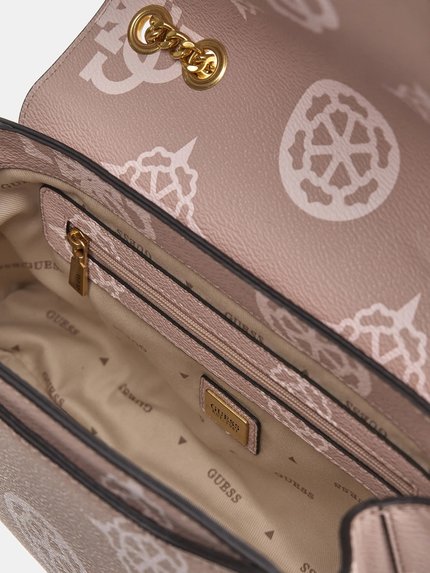 Módní Sestri Logo crossbody, Růžová barva, 2024