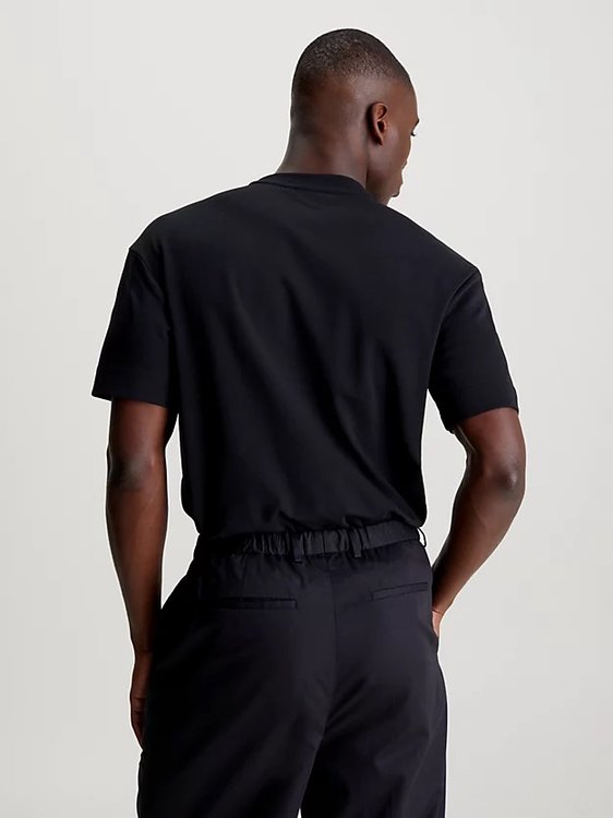 Nano Logo triko – Calvin Klein, Černá barva Muži