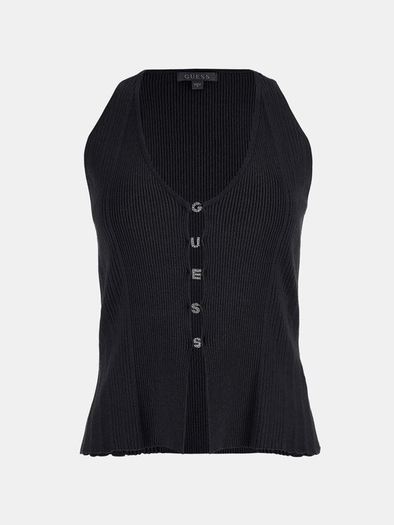 Jewel Logo Lettering svetr Černá barva Ženy