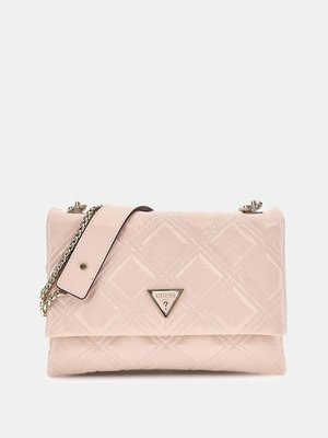 GUESS – Deesa Convertible crossbody, Růžová barva