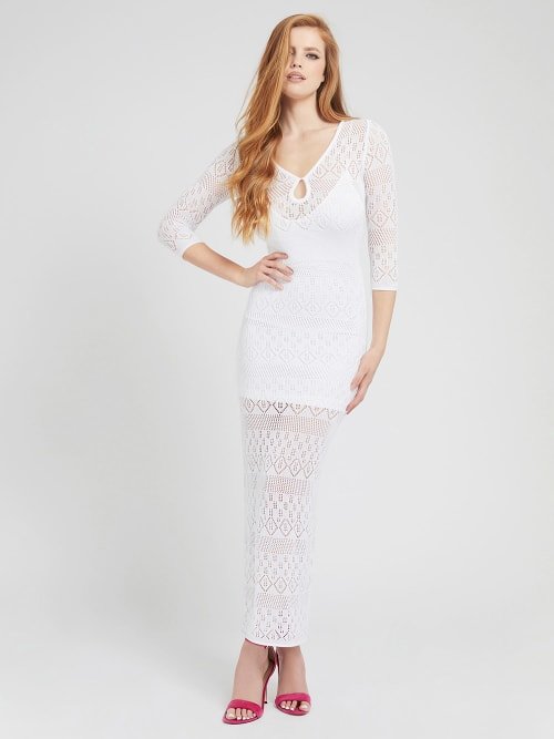 W1GK84Z2U50-TWHT ŠATY – Guess Ženy