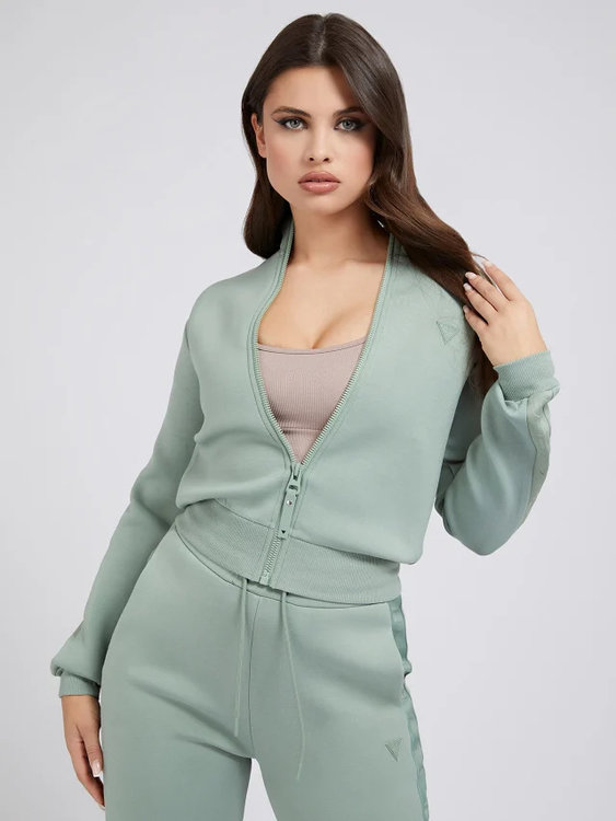 Allie mikina – Guess, Zelená barva Ženy