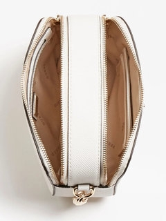 Guess, Krémová barva Noelle crossbody