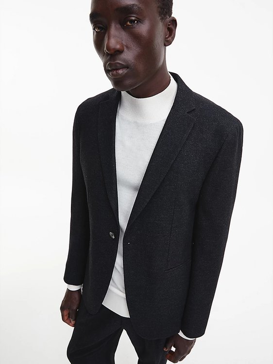 Luxusní Virgin blejzr, Černá barva, 50, 52