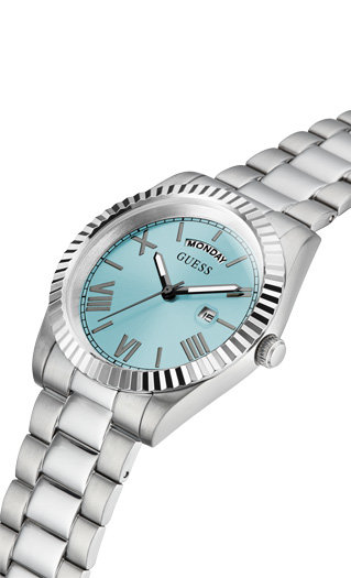 Módní CONNOISSEUR hodinky, Stříbrná barva, 2023