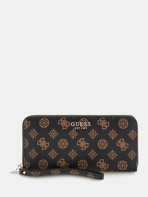 GUESS – Laurel velká peněženka, Hnědá barva