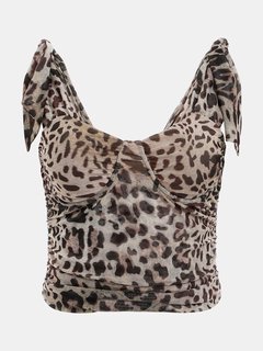 GUESS, Hnědá barva Tecla Bow top