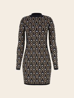 Luxusní Karin šaty, Černá barva, XS