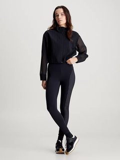 Luxusní Woven bunda, Černá barva, XS, S, M, L