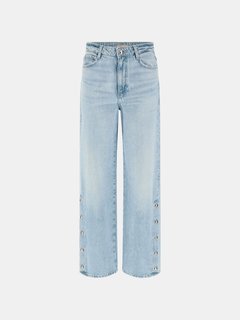 GUESS – Wide Leg jeans, Modrá barva 1