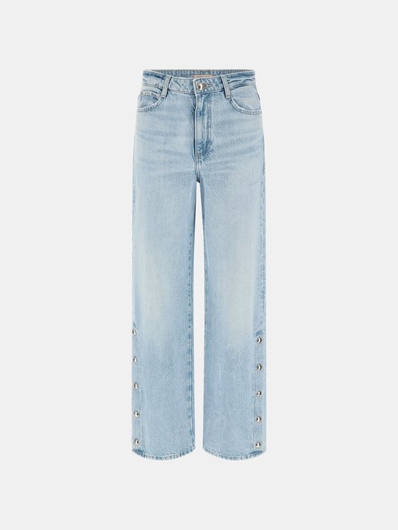 GUESS – Wide Leg jeans, Modrá barva 1