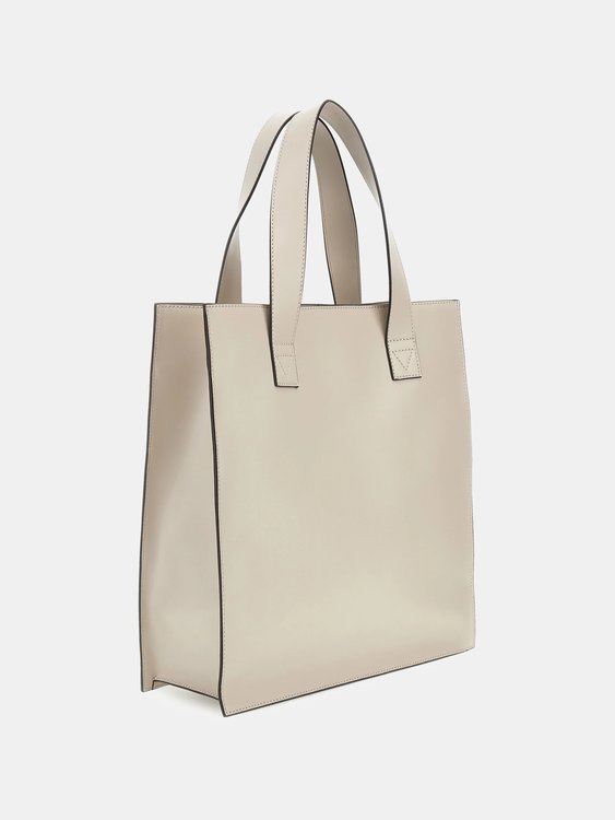 Jovie Society velká kabelka – GUESS, Béžová barva Ženy