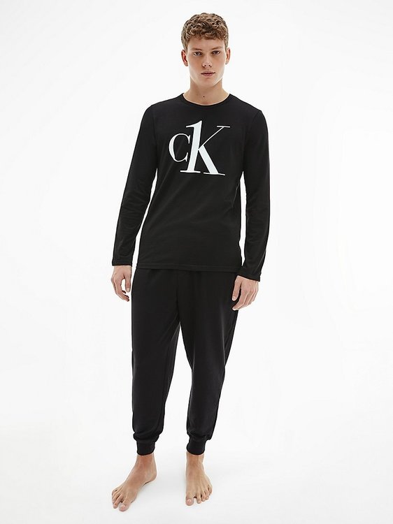 CKU Triko na spaní – Calvin Klein Underwear, Černá barva Muži
