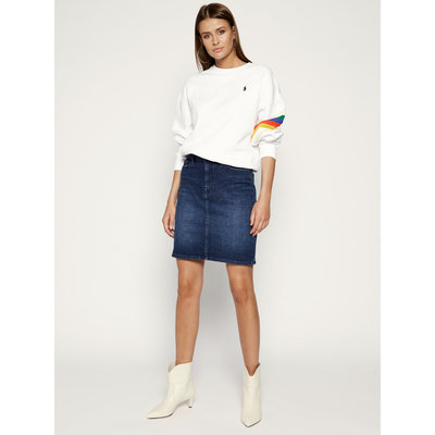 TH Džínová sukně – Tommy Hilfiger, Modrá barva Ženy