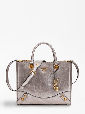 GUESS – Amantea kabelka, Stříbrná barva