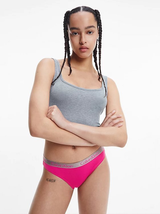 Radiant Cotton bikiny – Calvin Klein Underwear, Růžová barva Ženy
