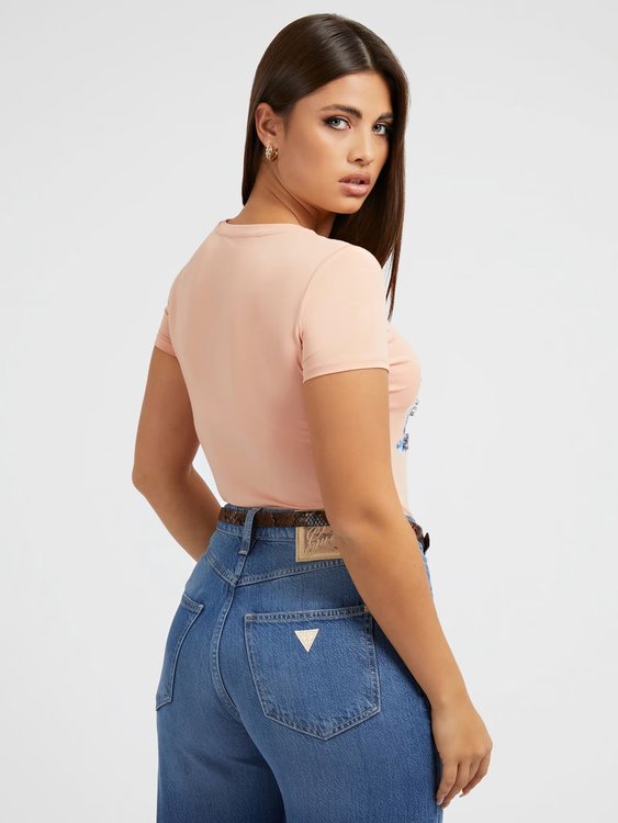 Embellish triko – GUESS, Oranžová barva Ženy