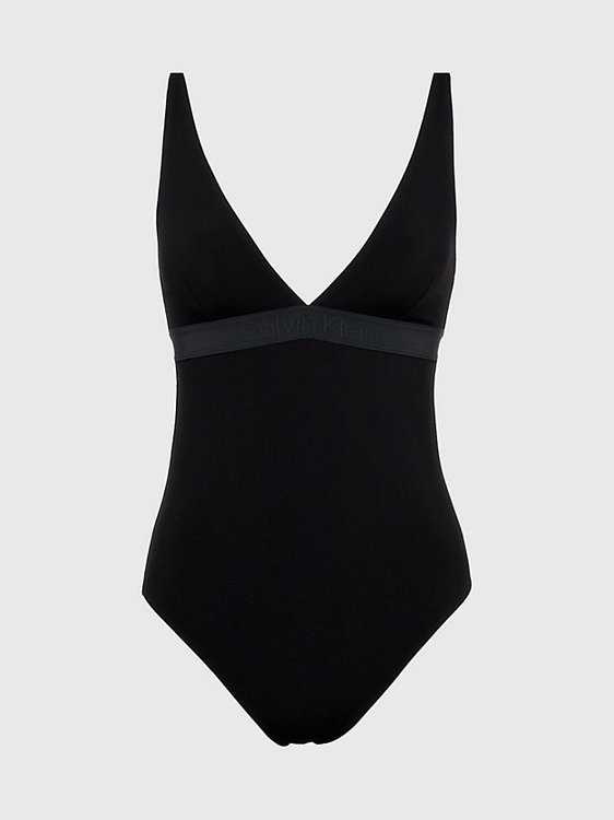 Calvin Klein Swimwear – KW0KW02137-BEH plavky PLUNGE ONE PIECE