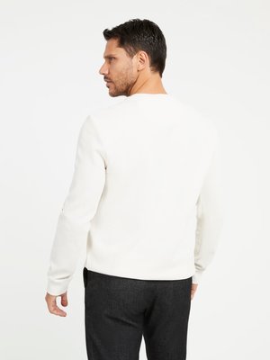 New Tech Stretch mikina – GUESS, Bílá barva Muži