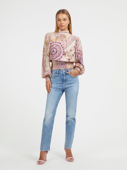 Módní Monique halenka, Růžová barva, 2023