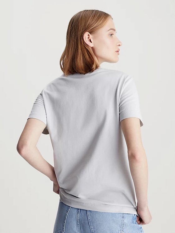 Diffused Monologo triko – Calvin Klein Jeans, Bílá barva Ženy