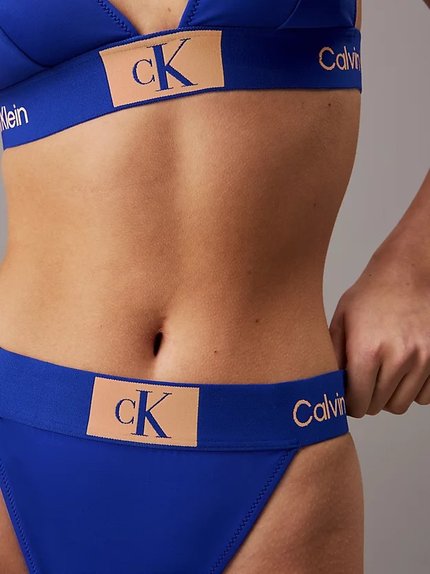 Módní CK 1996 plavky, Modrá barva, 2024