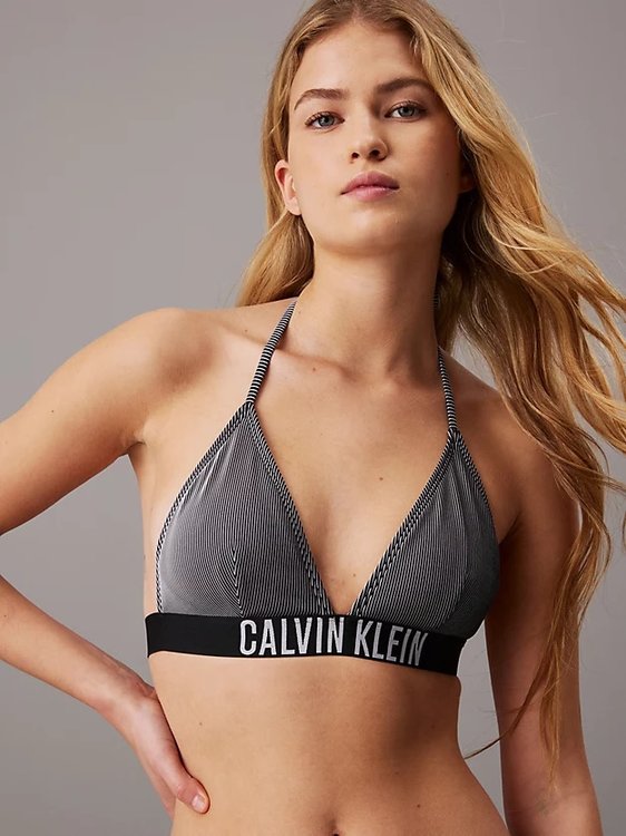 Módní Intense Power plavky, Černá, Šedá barva, 2024