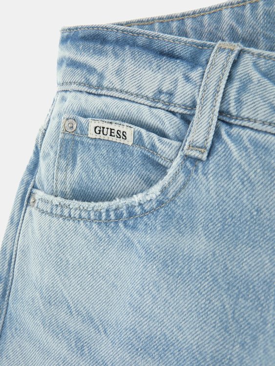GUESS, Modrá barva Wide Leg jeans