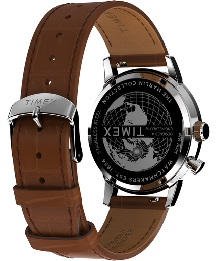 Módní Marlin hodinky, Hnědá, Stříbrná, Zelená barva, 2024