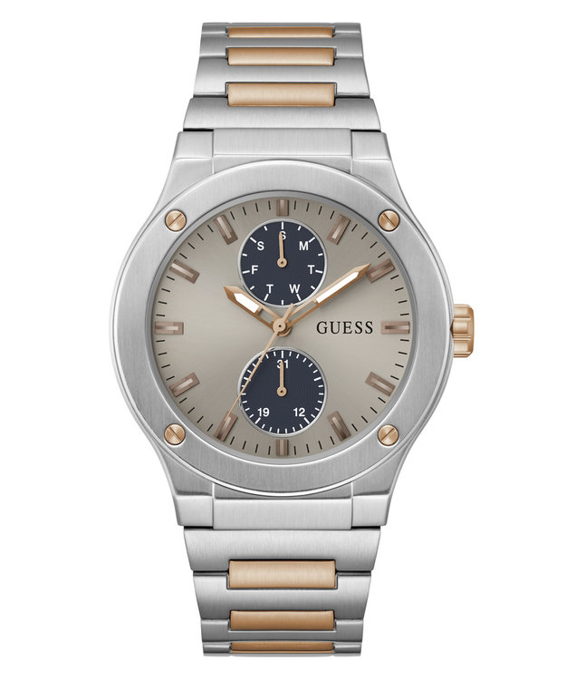 GUESS – Jet hodinky, Růžové zlato, Stříbrná barva