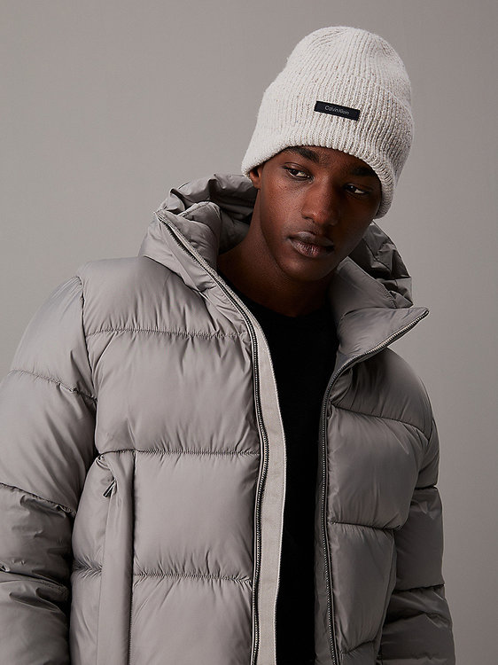 Wool Melange čepice Béžová barva Muži