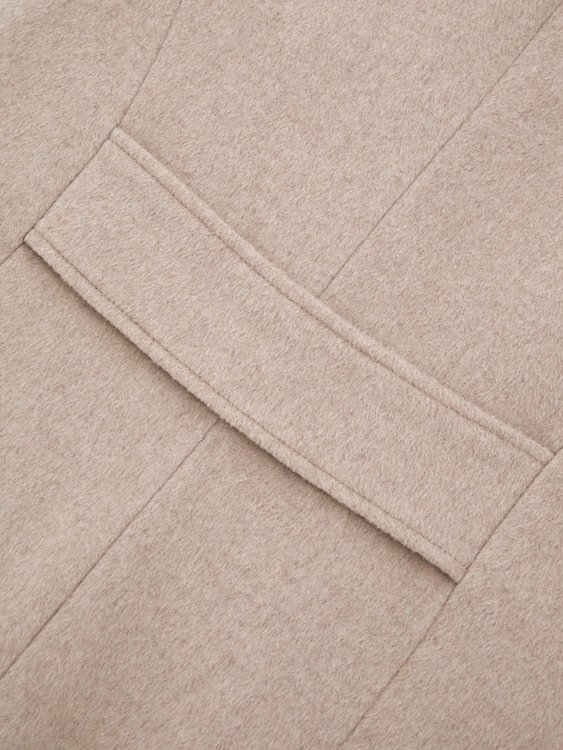 GUESS, Béžová barva Nancy Fit kabát