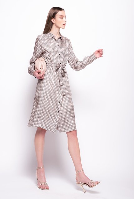 Monogram šaty Bílá barva Ženy, Ženy