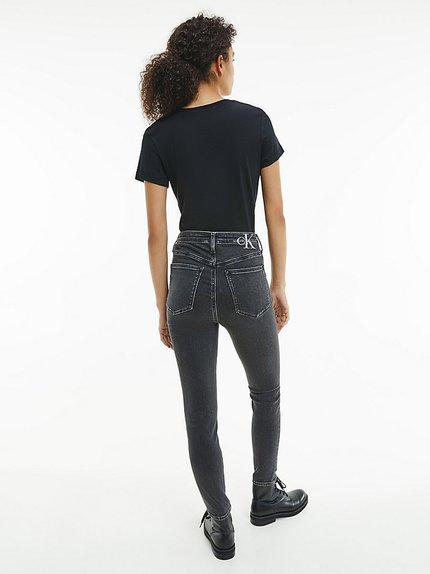 Módní Triko Ck Embroidery, Černá barva, 2021, 2020, 2020