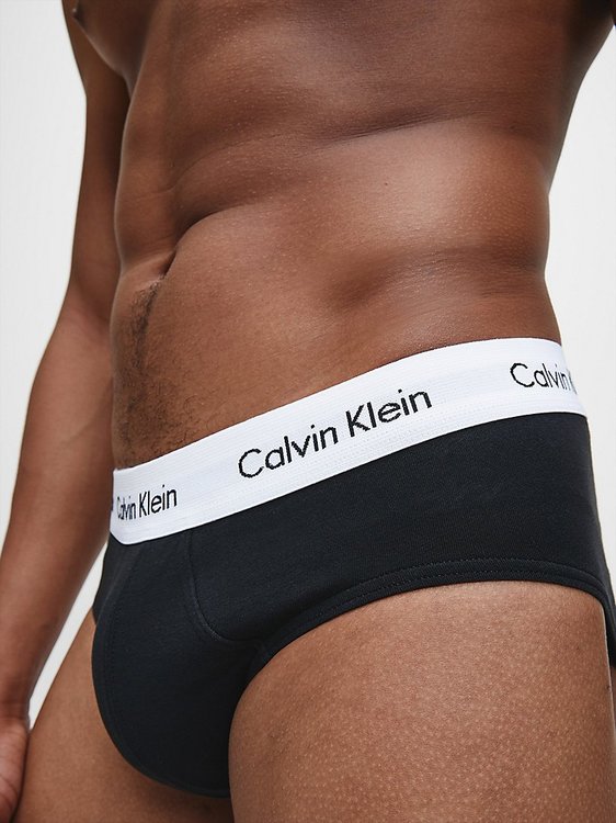 Luxusní Slipy 3 pack, Černá barva, S, M, L, XL