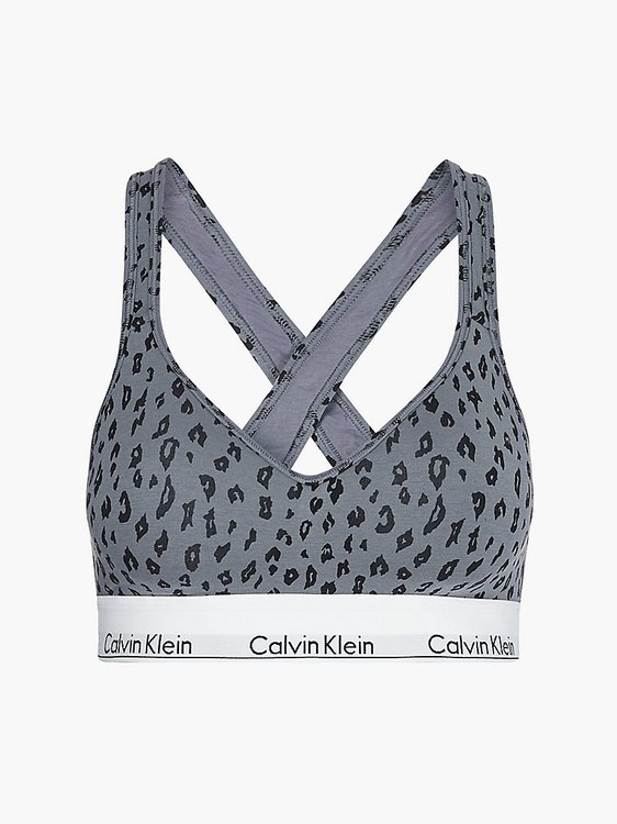 Calvin Klein Underwear – Bralette podprsenka, Černá, Šedá barva