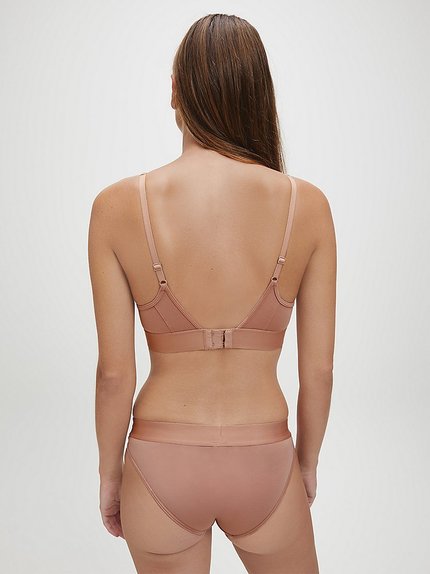 Módní Tonal Logo podprsenka, Béžová barva, BASIC                                   