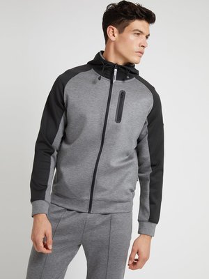 Luxusní Colour mikina, Černá, Šedá barva, S, M, L, XL, XXL