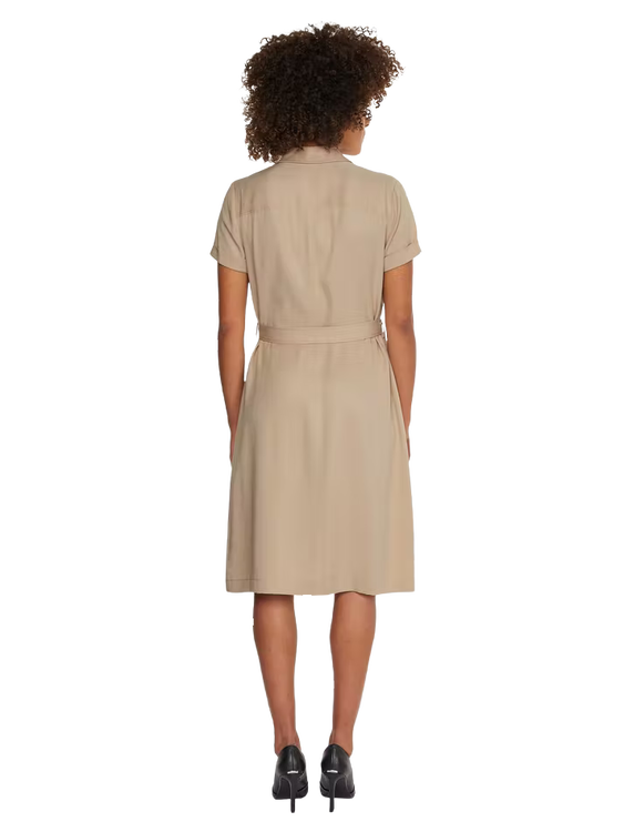 Utility šaty – Calvin Klein, Béžová barva Ženy