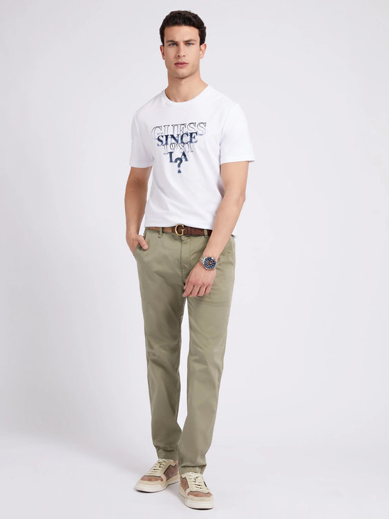 Módní Blurry triko, Bílá barva, 2022