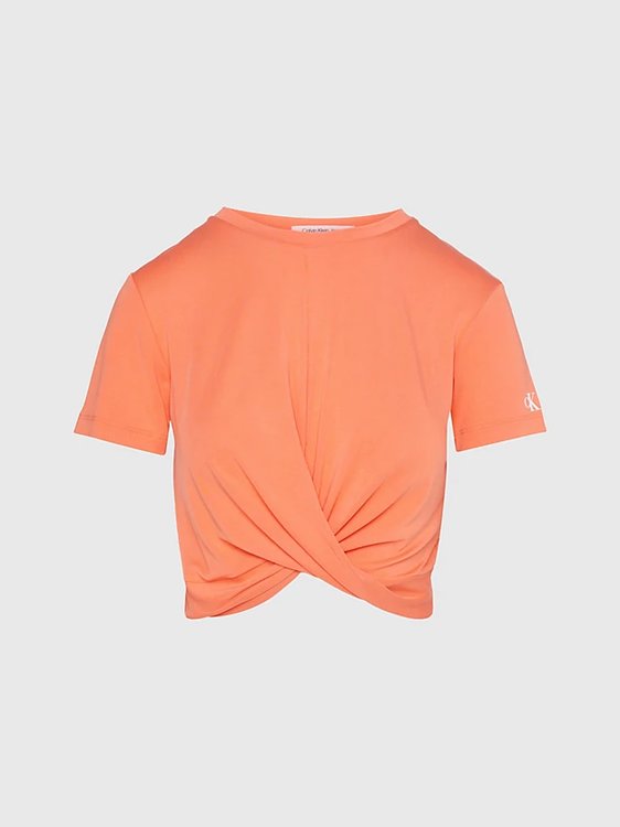 Twisted triko Oranžová barva Ženy