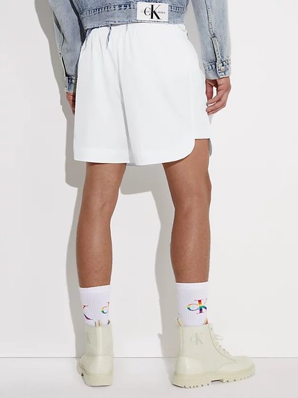 Módní Monologo Nylon šortky, Bílá barva, 2023