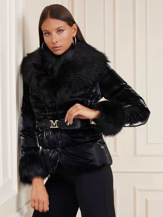 Módní Nausicaa bunda, Černá barva, 2023
